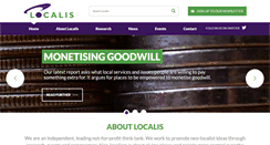 Desktop Screenshot of localis.org.uk
